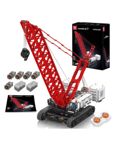 Grúa de Oruga Mould King LR16000 4494 Piezas Control Remoto