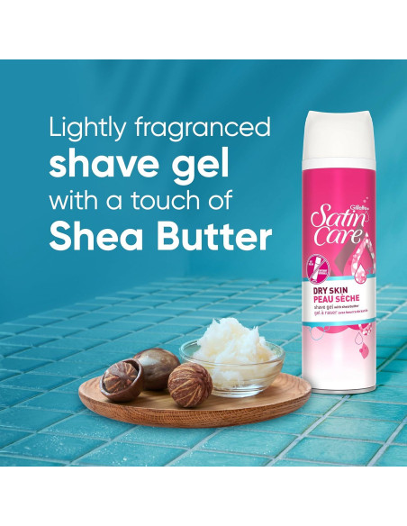 Gel de Afeitar Gillette Venus Satin Care Piel Seca 198g