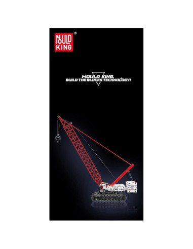 Grúa de Oruga Mould King LR16000 4494 Piezas Control Remoto