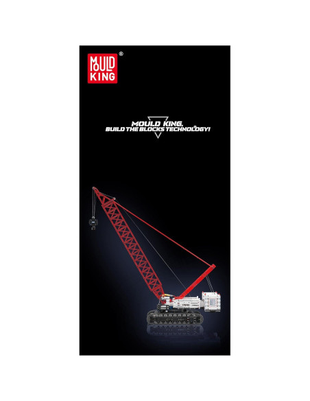 Grúa de Oruga Mould King LR16000 4494 Piezas Control Remoto