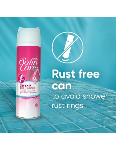 Gel de Afeitar Gillette Venus Satin Care Piel Seca 198g