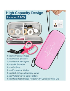 Kit de Estetoscopio MEUUT 15 Piezas para Enfermeras 2