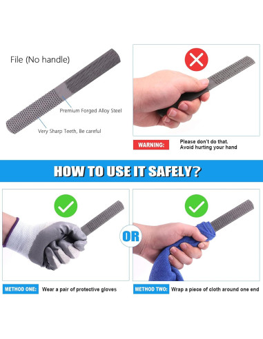 Conjunto de Cepillos Ajustables Glarks 2 Piezas con Cuchillas