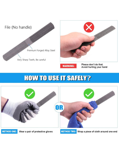 Conjunto de Cepillos Ajustables Glarks 2 Piezas con Cuchillas