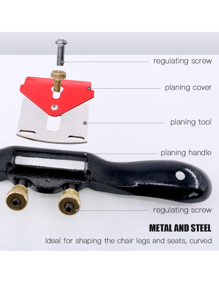 Conjunto de Cepillos Ajustables Glarks 2 Piezas con Cuchillas