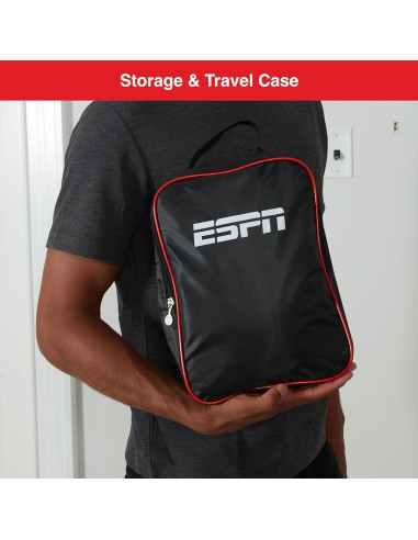 Juego de Ping Pong ESPN con 3 Pelotas y 2 Palas Portátil