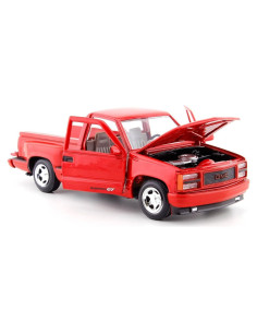 Camioneta Diecast Motormax GMC Sierra GT 1500 1:24 Negro