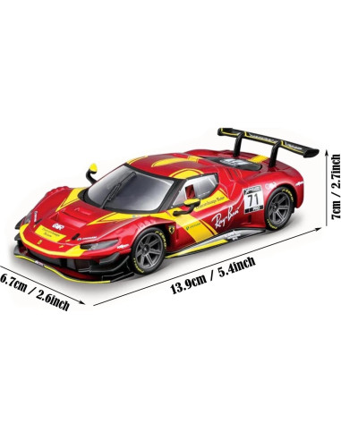 Bburago 2023 1/43 Ferrari 296 GT3 Modelo Coleccionable
