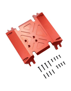 Placa Deslizante Aluminio RZXYL para Axial Wraith 1/10 Rojo