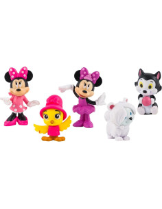 Conjunto de Figuras Minnie Mouse 5 Piezas Decoraciones Pastel 2
