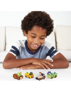 Hot Wheels RacerVerse Paquete 4 Vehículos Die-Cast Jurassic World 2