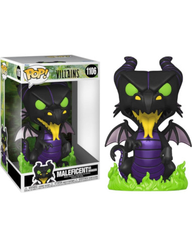 Funko Pop Jumbo Malefica Dragón 27.3cm Vinilo Disney