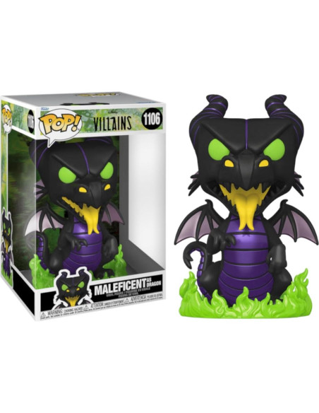 Funko Pop Jumbo Malefica Dragón 27.3cm Vinilo Disney