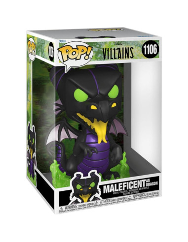 Funko Pop Jumbo Malefica Dragón 27.3cm Vinilo Disney