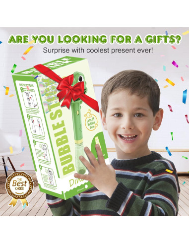 Máquina de Burbujas Dinosaurio Zerhunt 2024 - 8000 Burbujas/min