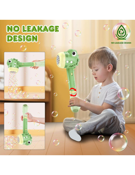 Máquina de Burbujas Dinosaurio Zerhunt 2024 - 8000 Burbujas/min