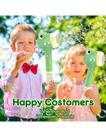 Máquina de Burbujas Dinosaurio Zerhunt 2024 - 8000 Burbujas/min