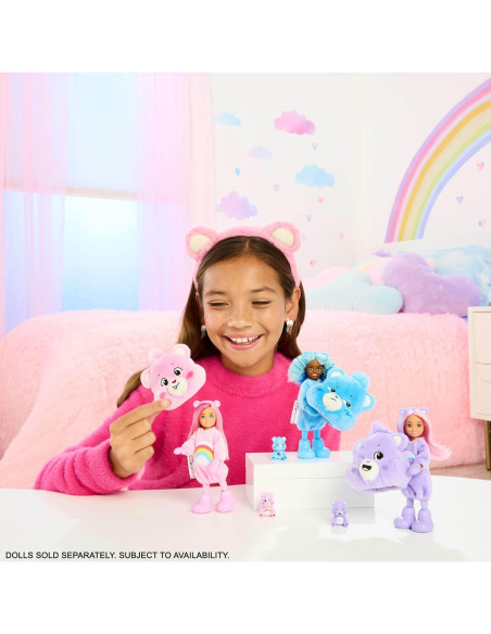 Muñeca Barbie Cutie Reveal Chelsea Care Bears con 6 Sorprisas Muñeca Barbie Cutie Reveal Chelsea Care Bears con 6 Sorprisas