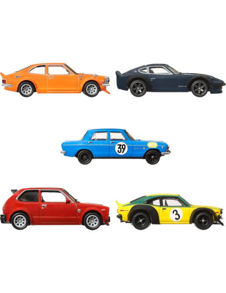 Set Hot Wheels Premium Japan Historics 4 con 5 Autos 1:64 Set Hot Wheels Premium Japan Historics 4 con 5 Autos 1:64