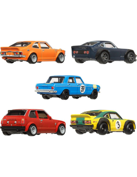 Set Hot Wheels Premium Japan Historics 4 con 5 Autos 1:64 Set Hot Wheels Premium Japan Historics 4 con 5 Autos 1:64