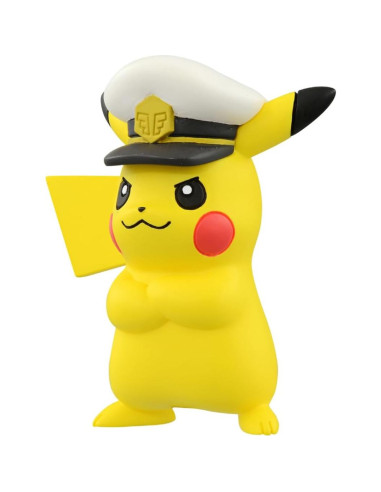 Figura Capitán Pikachu Moncolle MS-12 Takara Tomy 4 cm