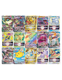 Paquete de 5 Cartas Pokémon VMAX/VSTAR Sin Duplicados