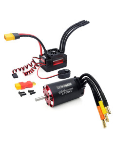 Motor sin escobillas Rocket-RC V2 3150KV + ESC 90A para RC