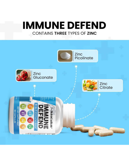 Suplemento Inmunológico Clean Nutraceuticals 8 en 1 60 Cápsulas