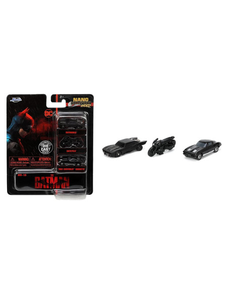 Vehículos Die-Cast Jada Toys El Batman 3 Piezas