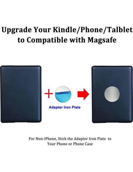 Soporte de trípode magnético andymall para iPhone 12-16