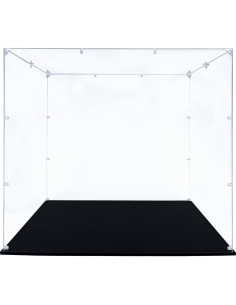 Caja de Exhibición Acrílica para Lego Castillo Harry Potter - Fondo Transparente 2