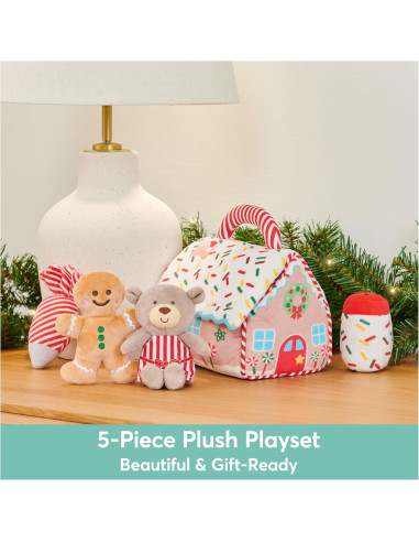 Juego de Peluche Baby GUND Casa de Jengibre 5 Piezas