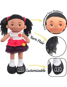 Muñeca de Abrazo Personalizada Printualist 40.64 cm Rosa 2