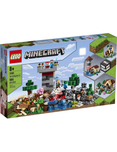 LEGO Minecraft La Caja de Creación 3.0 21161 - 564 Piezas