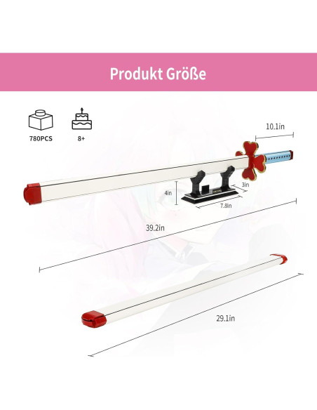 Espada Kanroji Mitsuri Toy Player 99 cm con Funda y Soporte