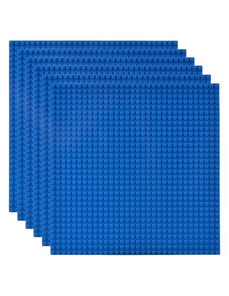 Base de Placas Lekebaby 10 cm x 10 cm Paquete de 6 Azul
