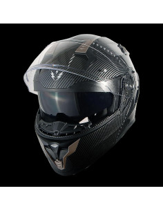 Casco Modular 1Storm HJA119 para Motocicleta Negro 2