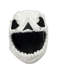 Cubierta de Casco de Motocicleta Carbon Moto Gear Skull