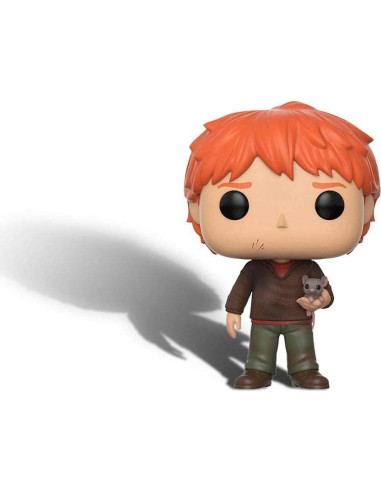 Funko Pop Harry Potter Ron Weasley con Scabbers 9.5 cm