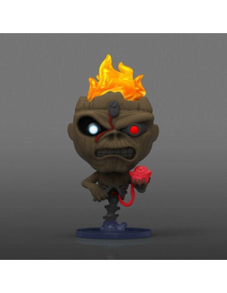 Funko Pop! Iron Maiden Eddie 4 Figuras Brillan en Oscuridad