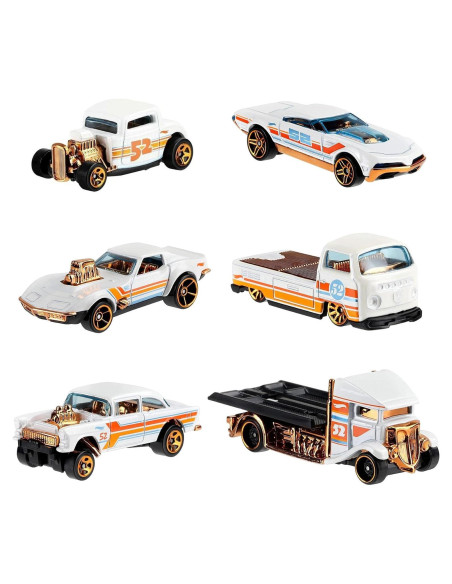 Conjunto de 6 Autos Hot Wheels Muscle Speeder Exclusivo