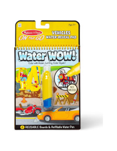 Melissa & Doug Libro de Actividades Vehículos con Agua WOW