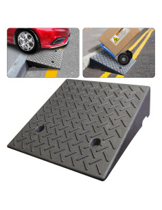 Rampa de Bordillo de Goma Lucosobie 50x50x15cm Alta Resistencia