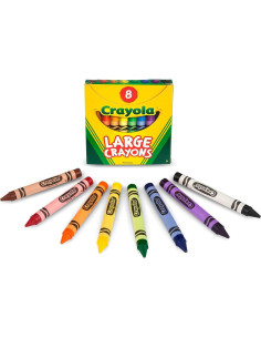 Crayones Grandes Crayola - 8 Colores para Niños 2+ 2