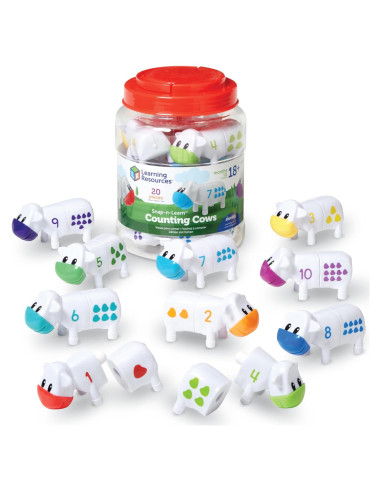 Juego de Vacas para Contar Learning Resources 20 Piezas