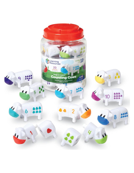 Juego de Vacas para Contar Learning Resources 20 Piezas
