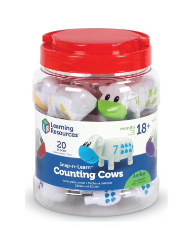 Juego de Vacas para Contar Learning Resources 20 Piezas