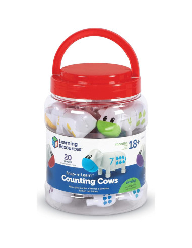 Juego de Vacas para Contar Learning Resources 20 Piezas