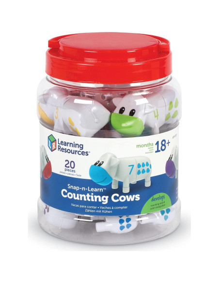 Juego de Vacas para Contar Learning Resources 20 Piezas