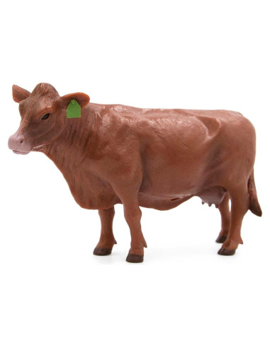 Vaca Angus Little Buster Toys Roja Realista 1/16